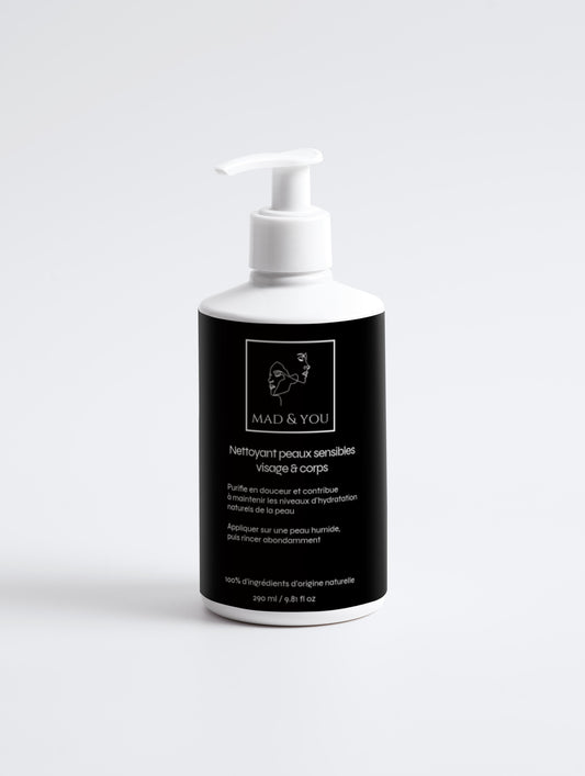 Nettoyant peaux sensibles visage & corps