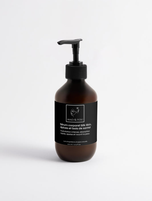 Sérum corporel Silk Skin, épices et bois de santal